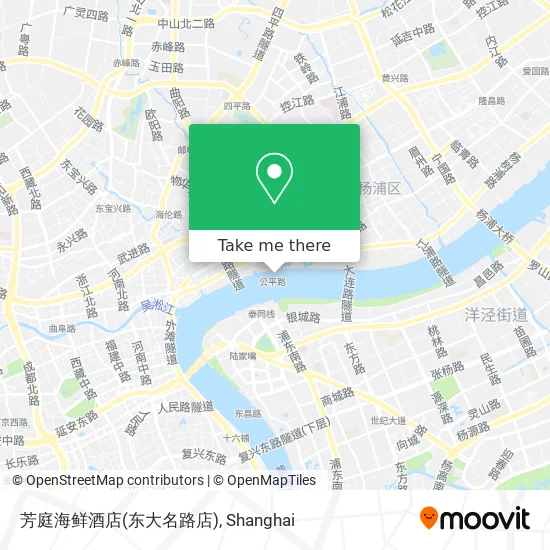 芳庭海鲜酒店(东大名路店) map
