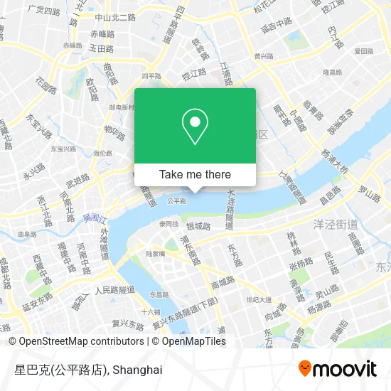 星巴克(公平路店) map