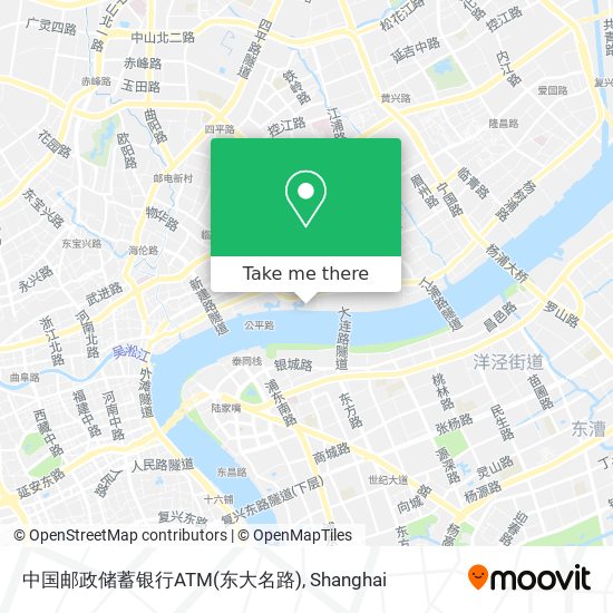 中国邮政储蓄银行ATM(东大名路) map