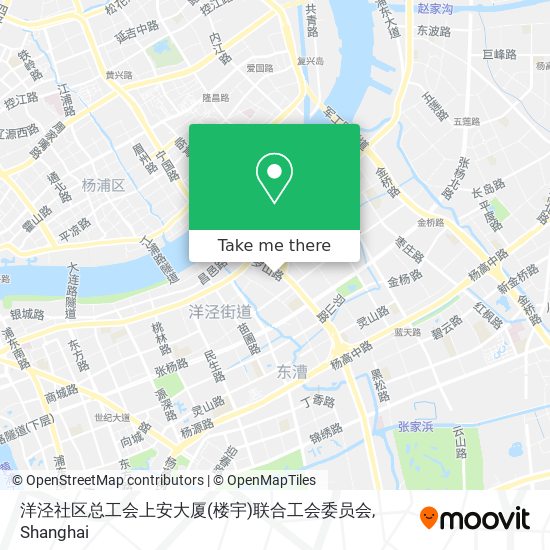 洋泾社区总工会上安大厦(楼宇)联合工会委员会 map