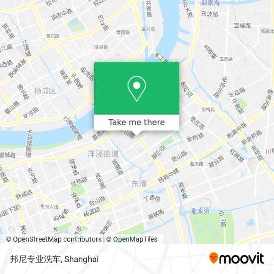 邦尼专业洗车 map
