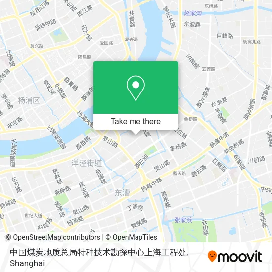 中国煤炭地质总局特种技术勘探中心上海工程处 map