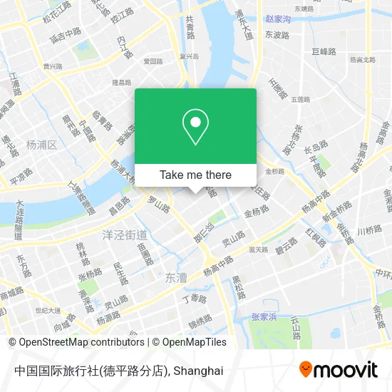 中国国际旅行社(德平路分店) map