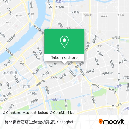 格林豪泰酒店(上海金杨路店) map