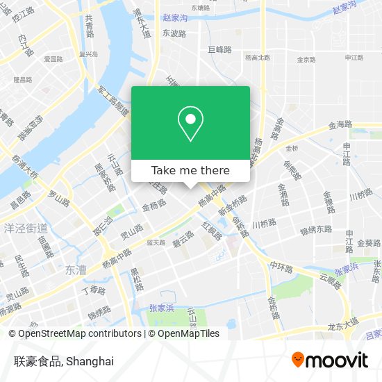 联豪食品 map