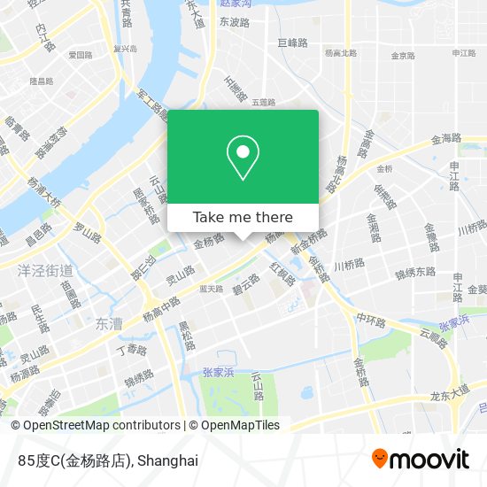 85度C(金杨路店) map