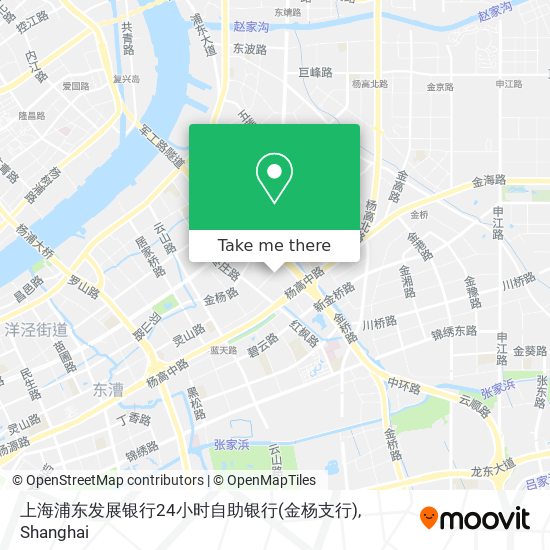 上海浦东发展银行24小时自助银行(金杨支行) map