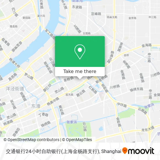交通银行24小时自助银行(上海金杨路支行) map