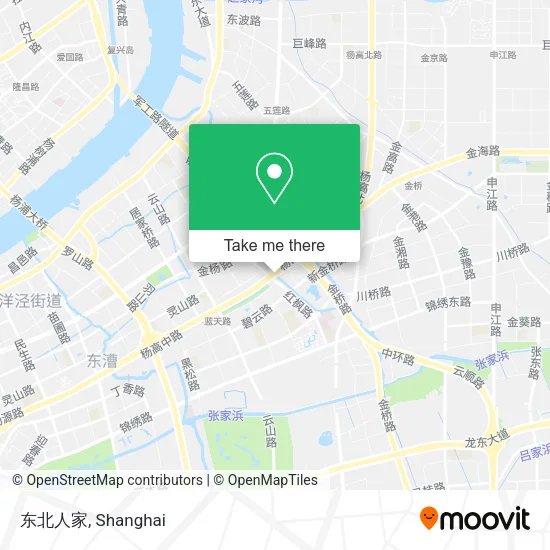 东北人家 map