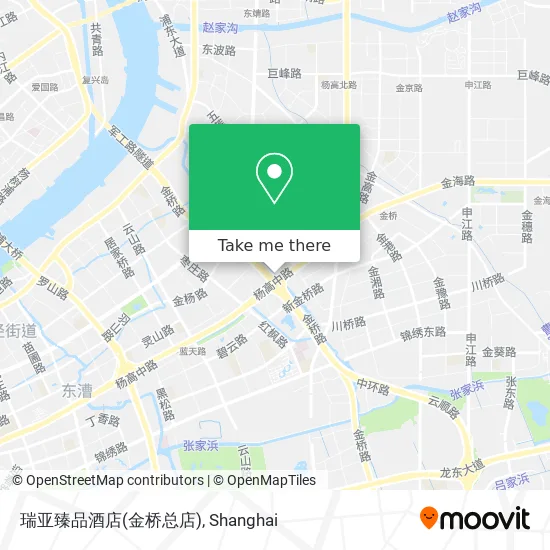 瑞亚臻品酒店(金桥总店) map