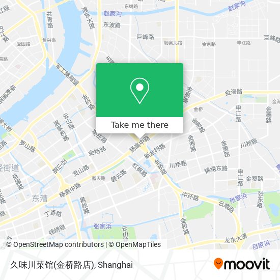 久味川菜馆(金桥路店) map