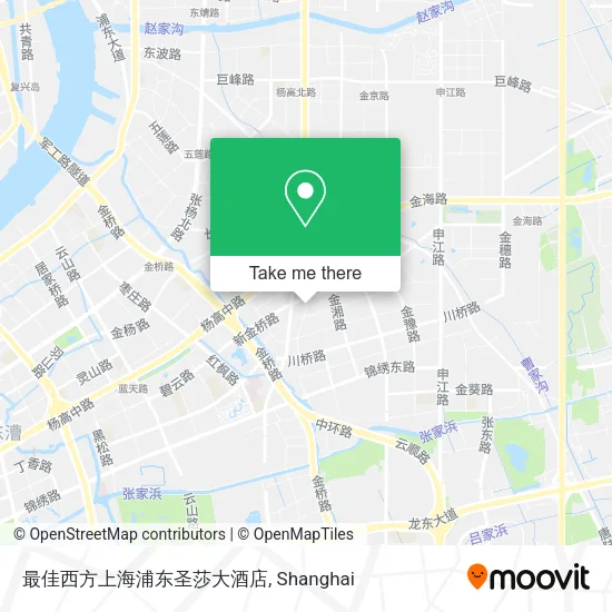 最佳西方上海浦东圣莎大酒店 map
