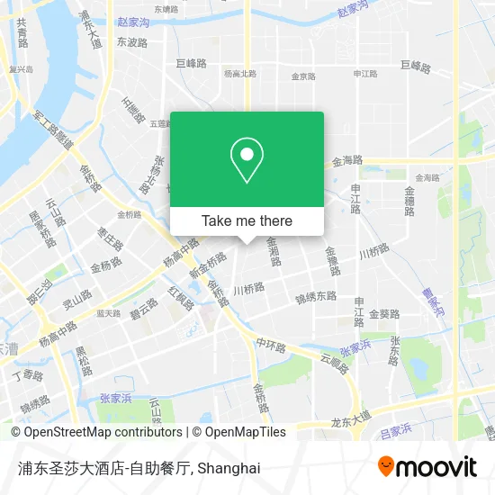 浦东圣莎大酒店-自助餐厅 map