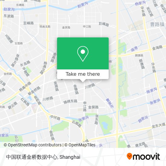 中国联通金桥数据中心 map