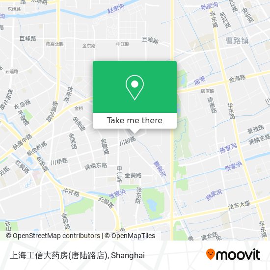 上海工信大药房(唐陆路店) map