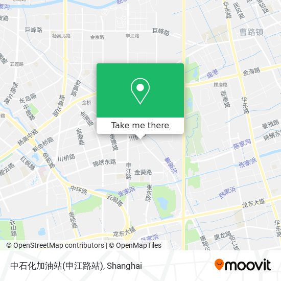 中石化加油站(申江路站) map