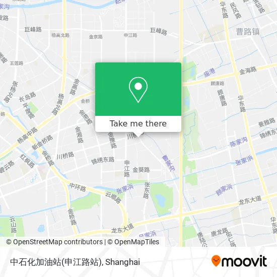 中石化加油站(申江路站) map