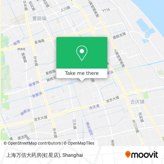上海万信大药房(虹星店) map