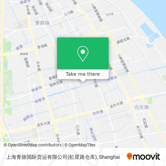 上海青旅国际货运有限公司(虹星路仓库) map
