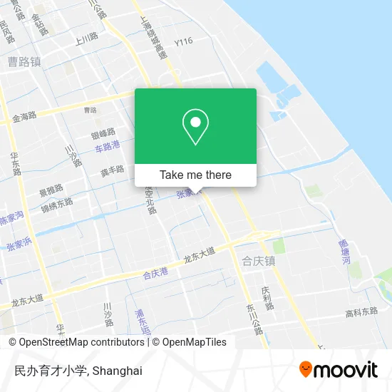 民办育才小学 map
