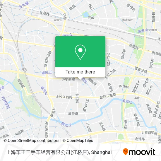 上海车王二手车经营有限公司(江桥店) map