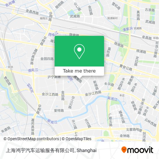 上海鸿宇汽车运输服务有限公司 map