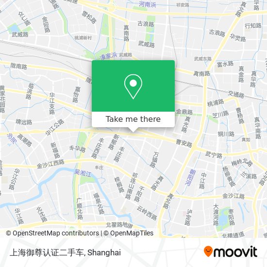 上海御尊认证二手车 map