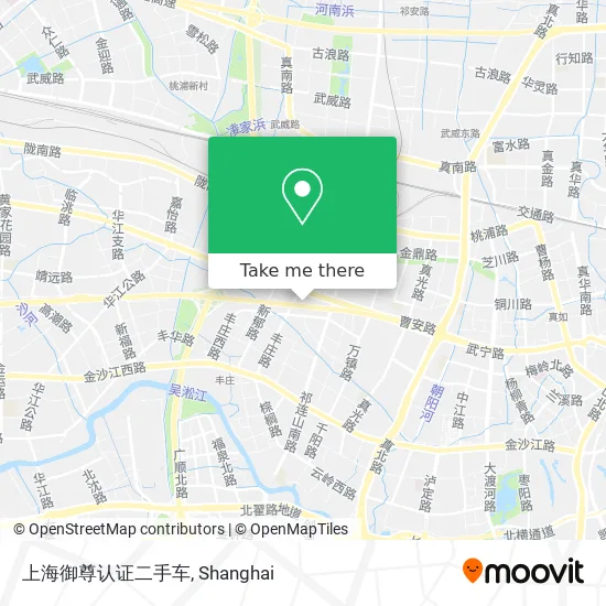 上海御尊认证二手车 map