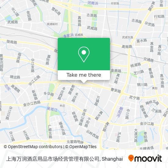 上海万润酒店用品市场经营管理有限公司 map