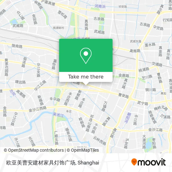 欧亚美曹安建材家具灯饰广场 map