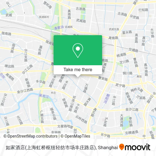 如家酒店(上海虹桥枢纽轻纺市场丰庄路店) map