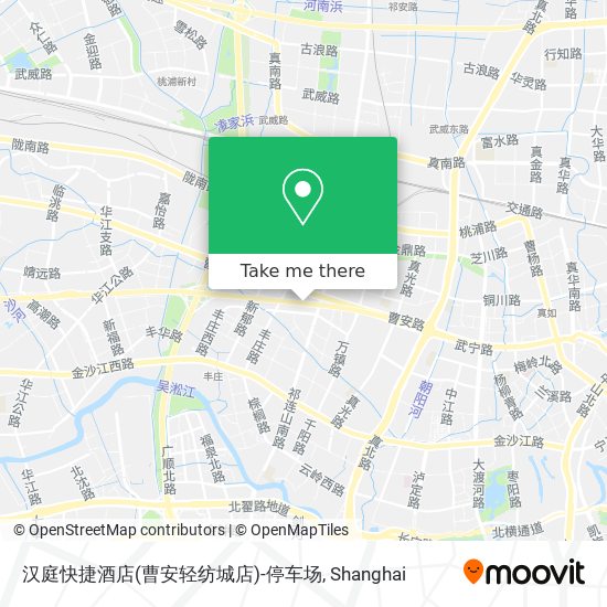 汉庭快捷酒店(曹安轻纺城店)-停车场 map
