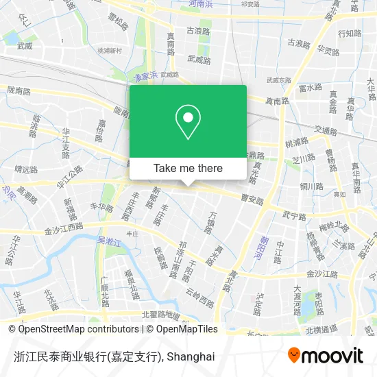 浙江民泰商业银行(嘉定支行) map