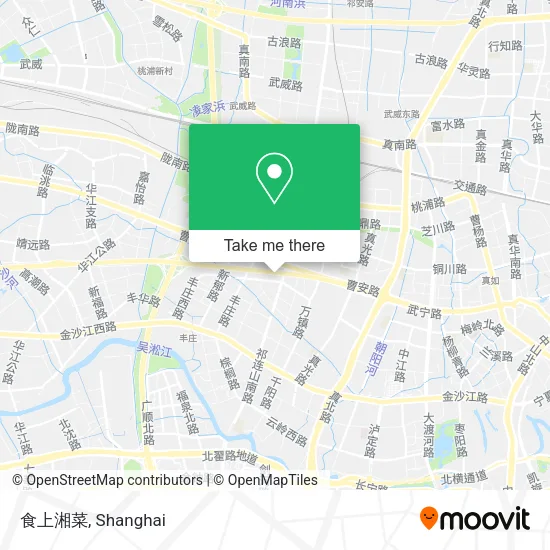 食上湘菜 map