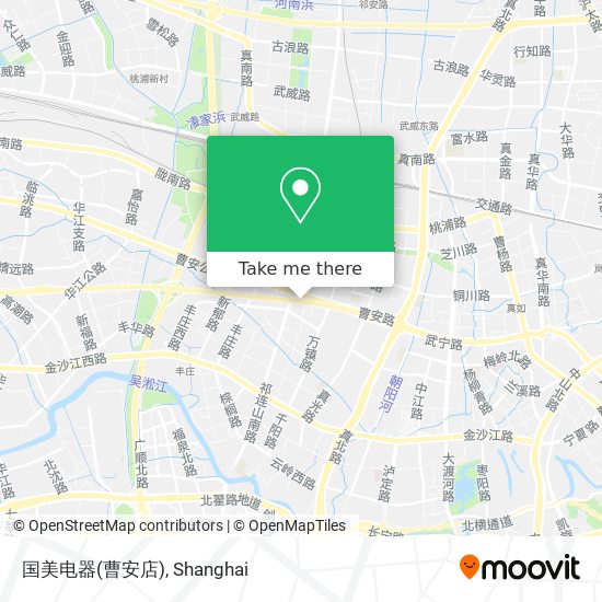 国美电器(曹安店) map