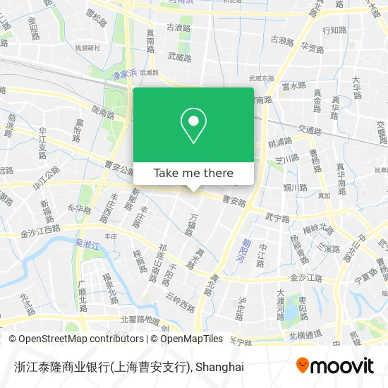 浙江泰隆商业银行(上海曹安支行) map