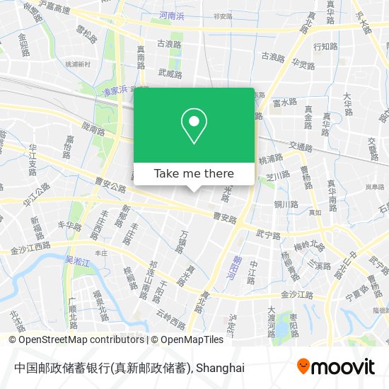 中国邮政储蓄银行(真新邮政储蓄) map