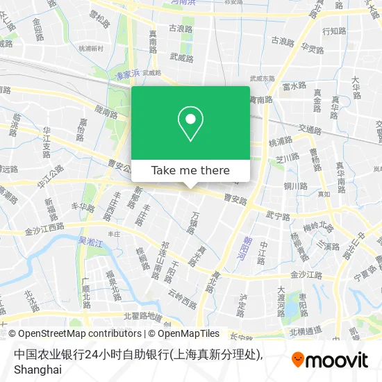 中国农业银行24小时自助银行(上海真新分理处) map