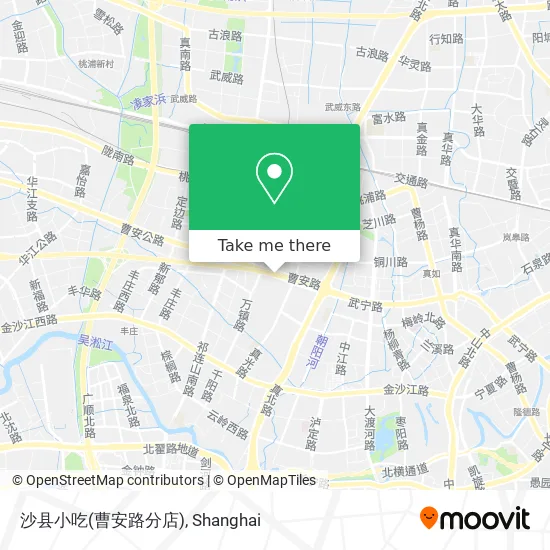 沙县小吃(曹安路分店) map