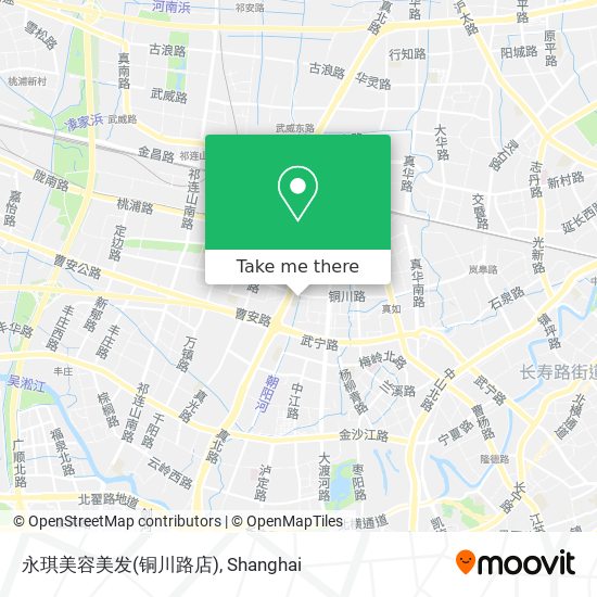 永琪美容美发(铜川路店) map