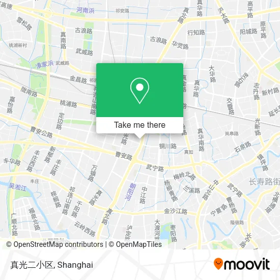 真光二小区 map