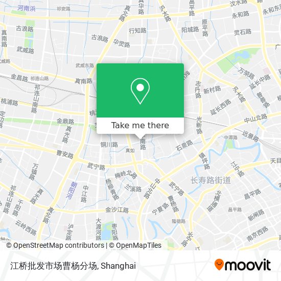 江桥批发市场曹杨分场 map