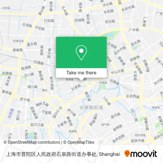 上海市普陀区人民政府石泉路街道办事处 map