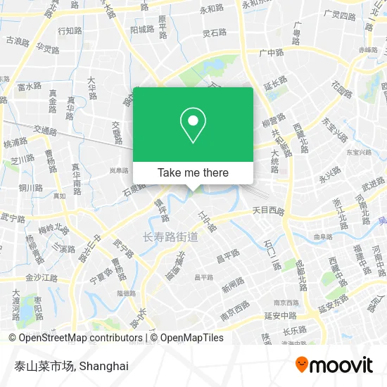泰山菜市场 map