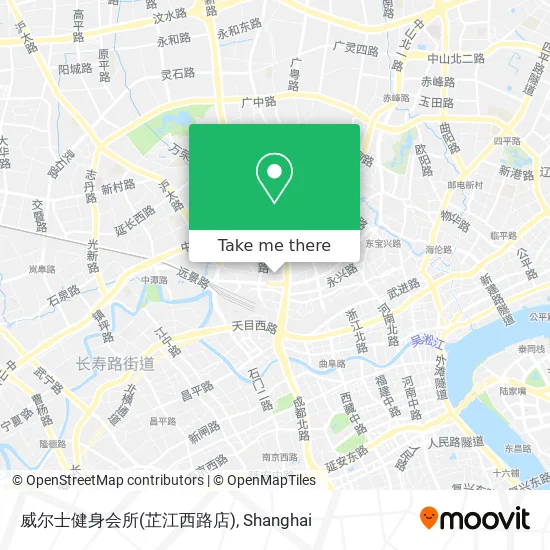 威尔士健身会所(芷江西路店) map
