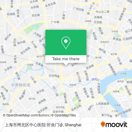 上海市闸北区中心医院-肝炎门诊 map