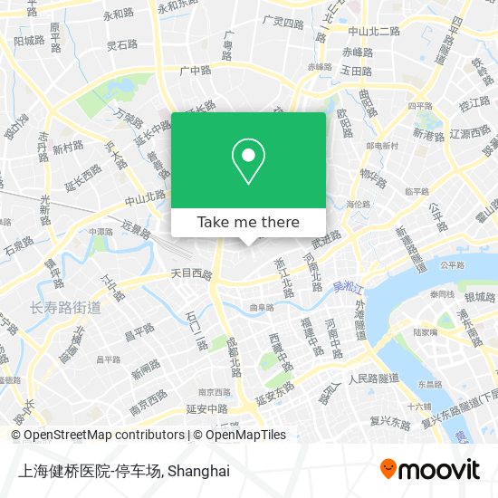 上海健桥医院-停车场 map