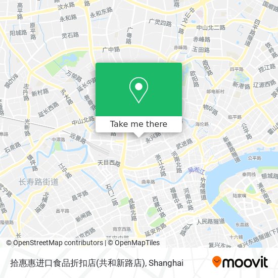 拾惠惠进口食品折扣店(共和新路店) map