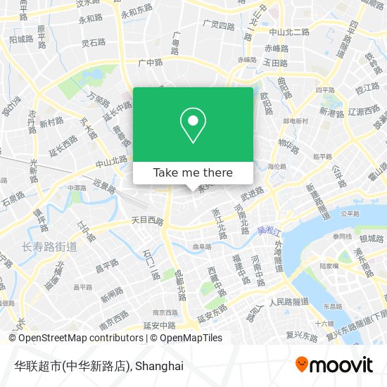 华联超市(中华新路店) map