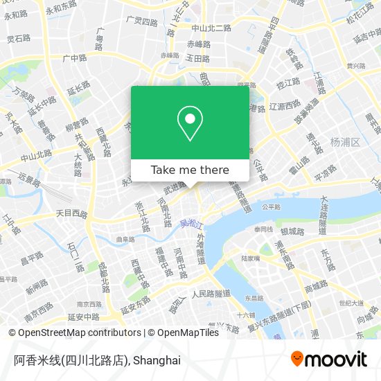 阿香米线(四川北路店) map